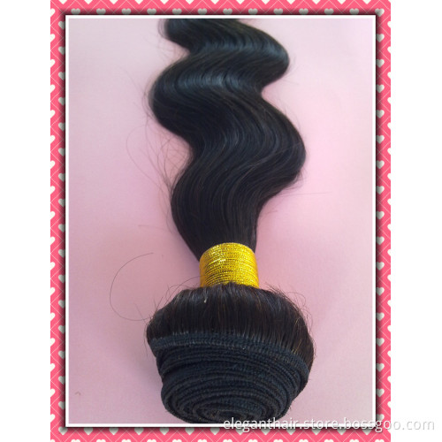 2015 Hot Style Unprocessed Brazilian Virgin Hair Extension Body Wave 18" Natural Color
